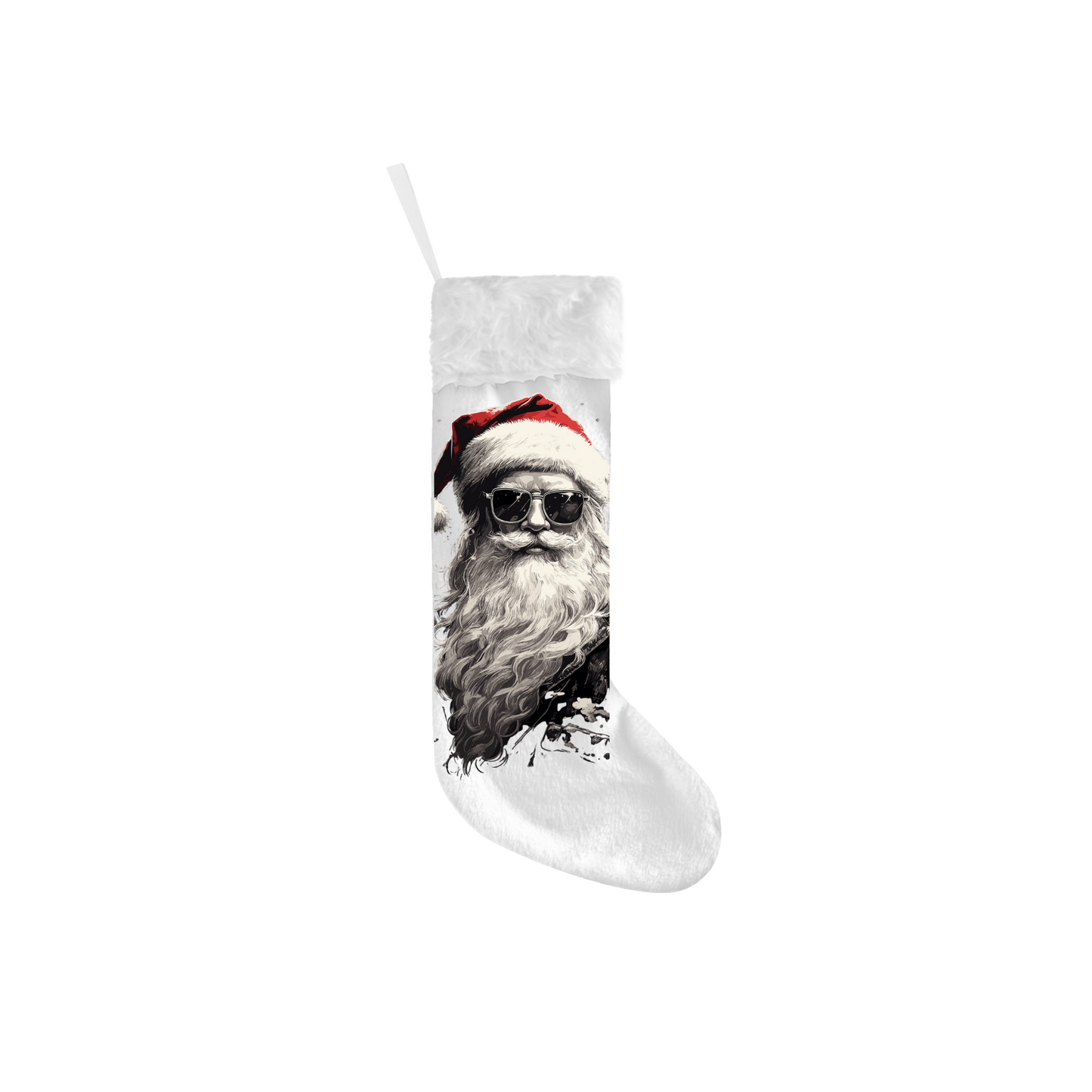 Cool Santa Christmas Stockings (Flannel)