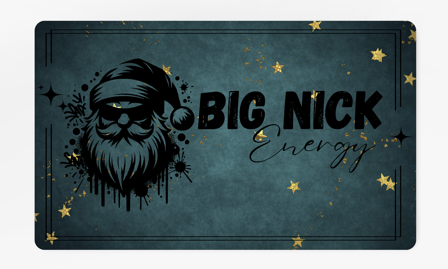 Big Nick Energy Polyester Doormat, Christmas Decor, Holiday Welcome Mat, Funny Outdoor Carpet, Unique Gift