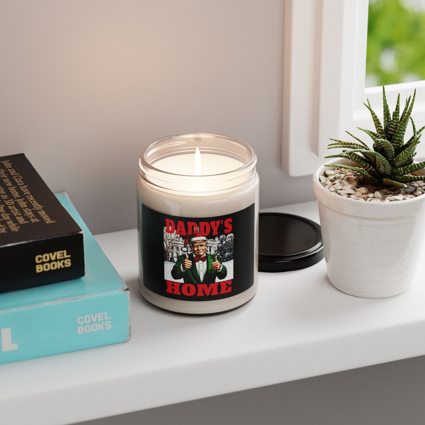 TRUMP - Daddy's Home - Funny Scented Soy Candle - Daddy's Home Candle, Gift for Dad, Holiday Decor, Home Fragrance, Unique Candle