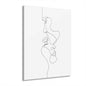 Minimalist Acrylic Wall Art, Modern Line Drawing Prints, Contemporary Home Decor, Unique Gift, French Cleat Hanging