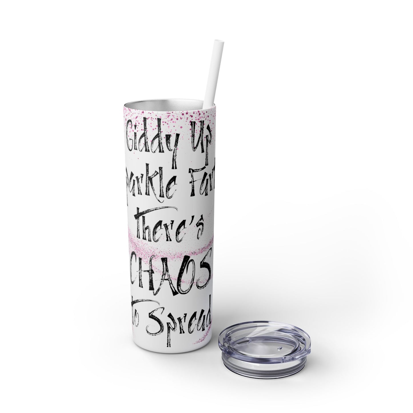 Sparkle Farts Skinny Tumbler