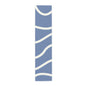 Stylish Blue and Cream Modern Minimalist Design, Dining Accent - Table Runner (Cotton, Poly)