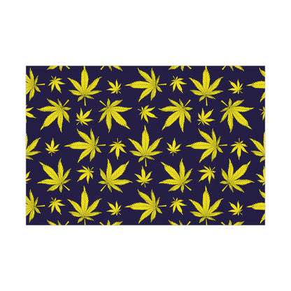 Marijuana Leaf Gift Wrap Papers - Perfect for Eco-Friendly Gifts, Birthday Presents, Holiday Packaging, Unique Wrapping Ideas