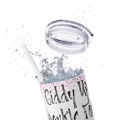 Sparkle Farts Skinny Tumbler