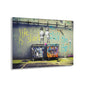 Banksy Life is Short - Urban Acrylic Print, Edgy Wall Art, Street Art Decor, Inspirational Home Decor, Gift for Art Lovers, Wall Decor