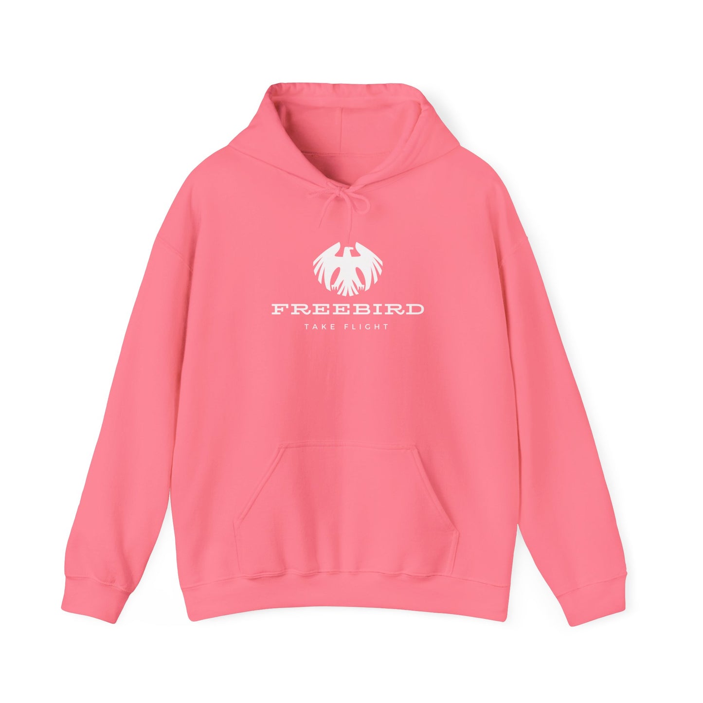 Freebird Take Flight Hoodie, Unisex Heavy Blend Sweatshirt, Perfect for Travel, Adventure Lovers, Gift for Birdwatchers