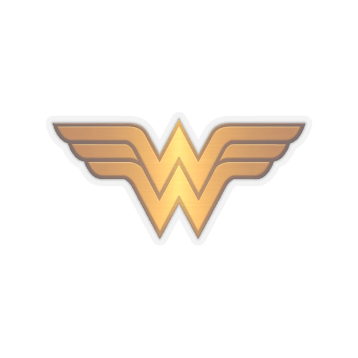 Gold Winged W Emblem Sticker | Kiss-Cut Sticker