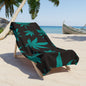 Tropical Vibes Beach Towel, Fun Beach Accessories, Perfect for Summer, Poolside Relaxation, Great for Gifts