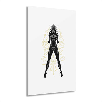 Scorpio Zodiac Devine Feminine Modern Acrylic Art Print, Wall Decor, Home Aesthetic, Unique Gift, Minimalist Art, French Cleat Hanging