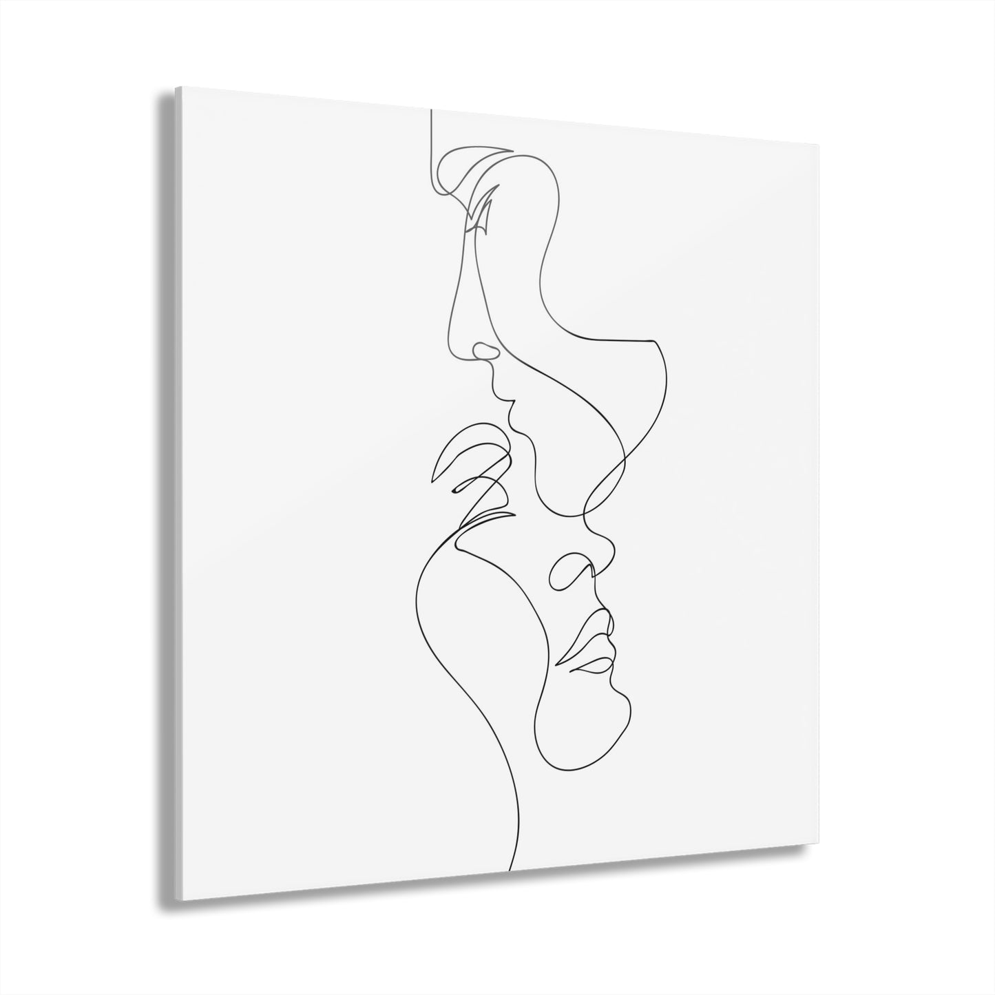 Minimalist Acrylic Wall Art, Modern Line Drawing Prints, Contemporary Home Decor, Unique Gift, French Cleat Hanging