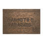 Gangsta's Paradise Doormat - Urban Home Decor, Entryway Rug, Funky Welcome Mat, Hip Hop Gift, Cool Housewarming Idea