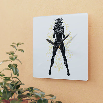 Scorpio Zodiac Elegant Art Deco Wall Clock, Unique Home Decor, Modern Design for Living Room, Unique Timeless Gift, Bold Statement