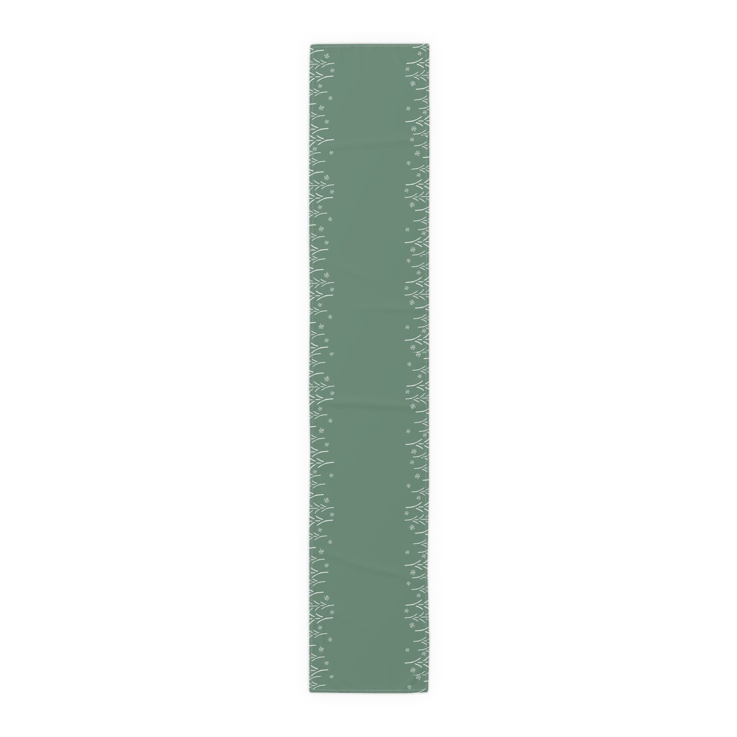 Christmas Themed Green Classy Table Runner - Perfect for Christmas Dinner or Holiday Parties (Cotton, Poly)