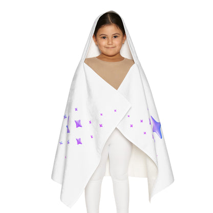 Unicorn Youth Hooded Towel, Cute Bath Towel, Kids Swim Towel, Rainbow Gifts, Toddler Waterwear, Cute Animal Towel - White