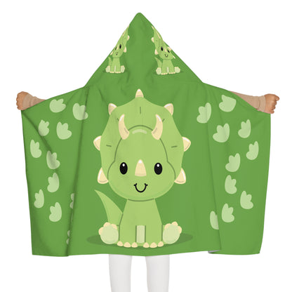 Cute Dino Youth Hooded Towel, Kids Bath Towel, Animal Bathrobe, Perfect for Summer, Pool Days, Adventurous Activities, Birthday Gift