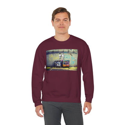 Street Art Inspirational Crewneck Sweatshirt | Urban Style, Inspirational Gift, Casual Wear, Streetwear, Art Lover Apparel