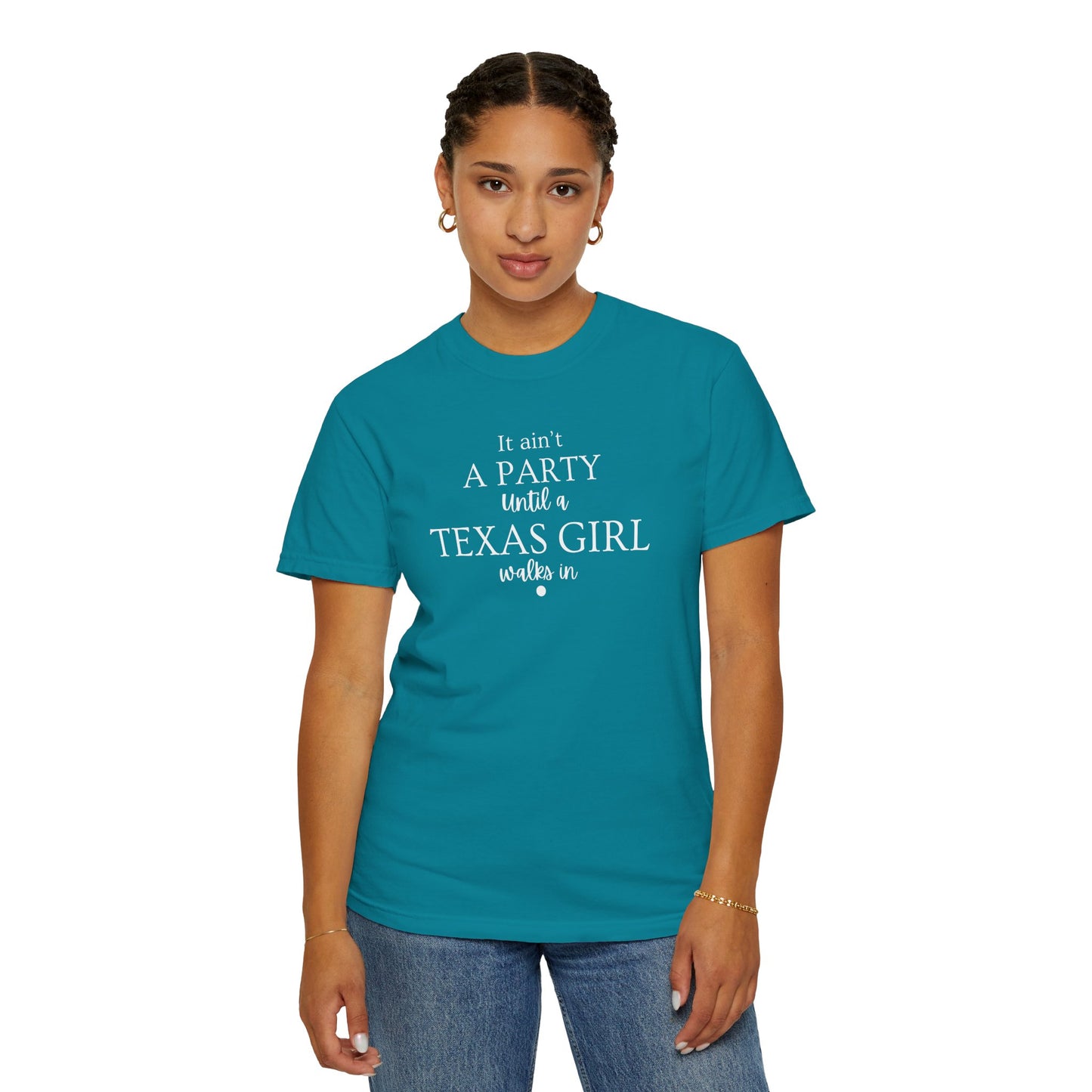Texas Girl Party T-Shirt, Fun Birthday Gift, Unisex Apparel, Casual Summer Shirt, Southern Pride Tee, Texas Women Fashion