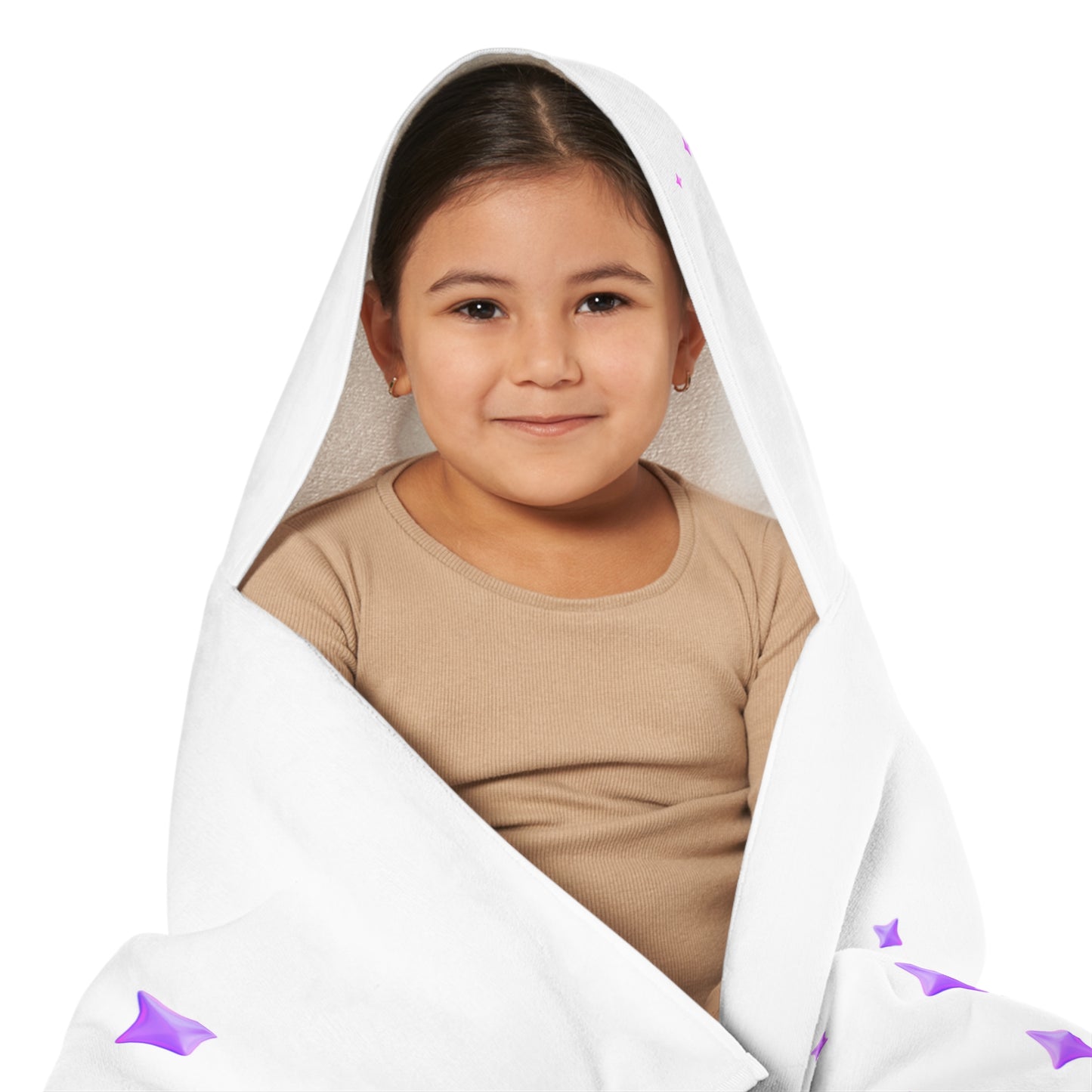 Unicorn Youth Hooded Towel, Cute Bath Towel, Kids Swim Towel, Rainbow Gifts, Toddler Waterwear, Cute Animal Towel - White