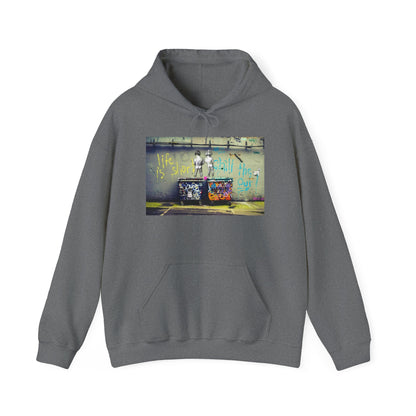 Banksy Urban Graffiti Hoodie, Stylish Streetwear Sweatshirt, Casual unisex sweatshirt, Perfect for street style lovers, Hip hop fashion hoodie,