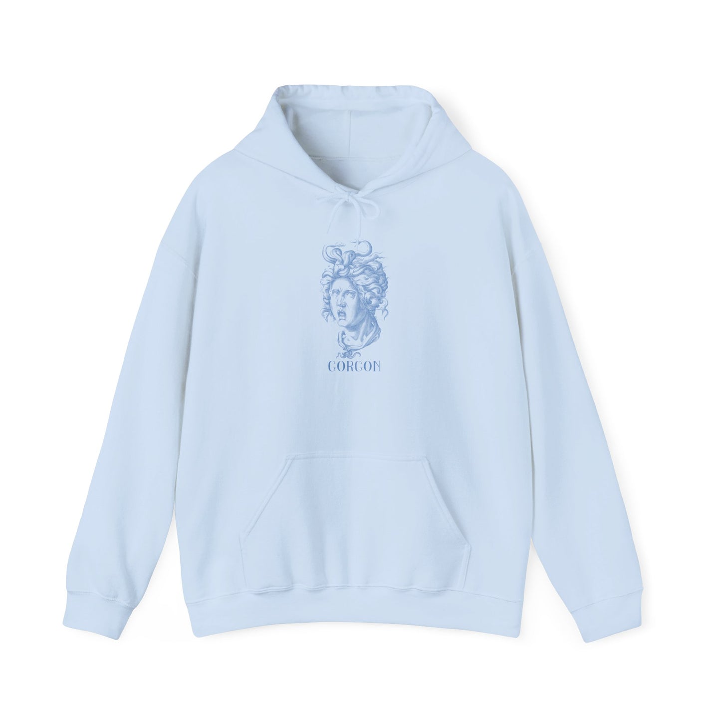 Artistic Medusa Hooded Sweatshirt - Cozy Lounge Wear, Unique Gift, Unisex Hoodie, Casual Fashion, Comfortable Style, Everyday Wear