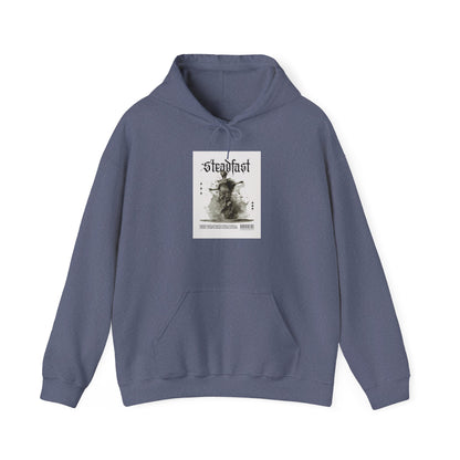 Steadfast Graphic Hoodie, Cozy Sweatshirt, Unisex Pullover, Essential Layer, Gift for Her or Him, Perfect for Fall