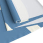 Stylish Blue and Cream Modern Minimalist Design, Dining Accent - Table Runner (Cotton, Poly)