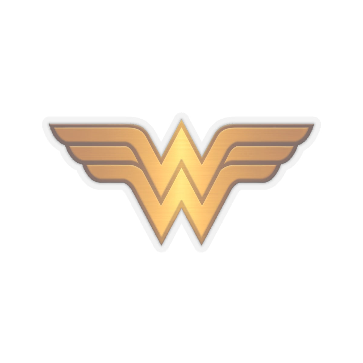 Gold Winged W Emblem Sticker | Kiss-Cut Sticker