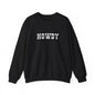 Howdy Unisex Heavy Blend™ Crewneck Sweatshirt, Cozy Sweatshirt, Casual Wear, Gift for Friends, Fall Fashion, Relaxed Style