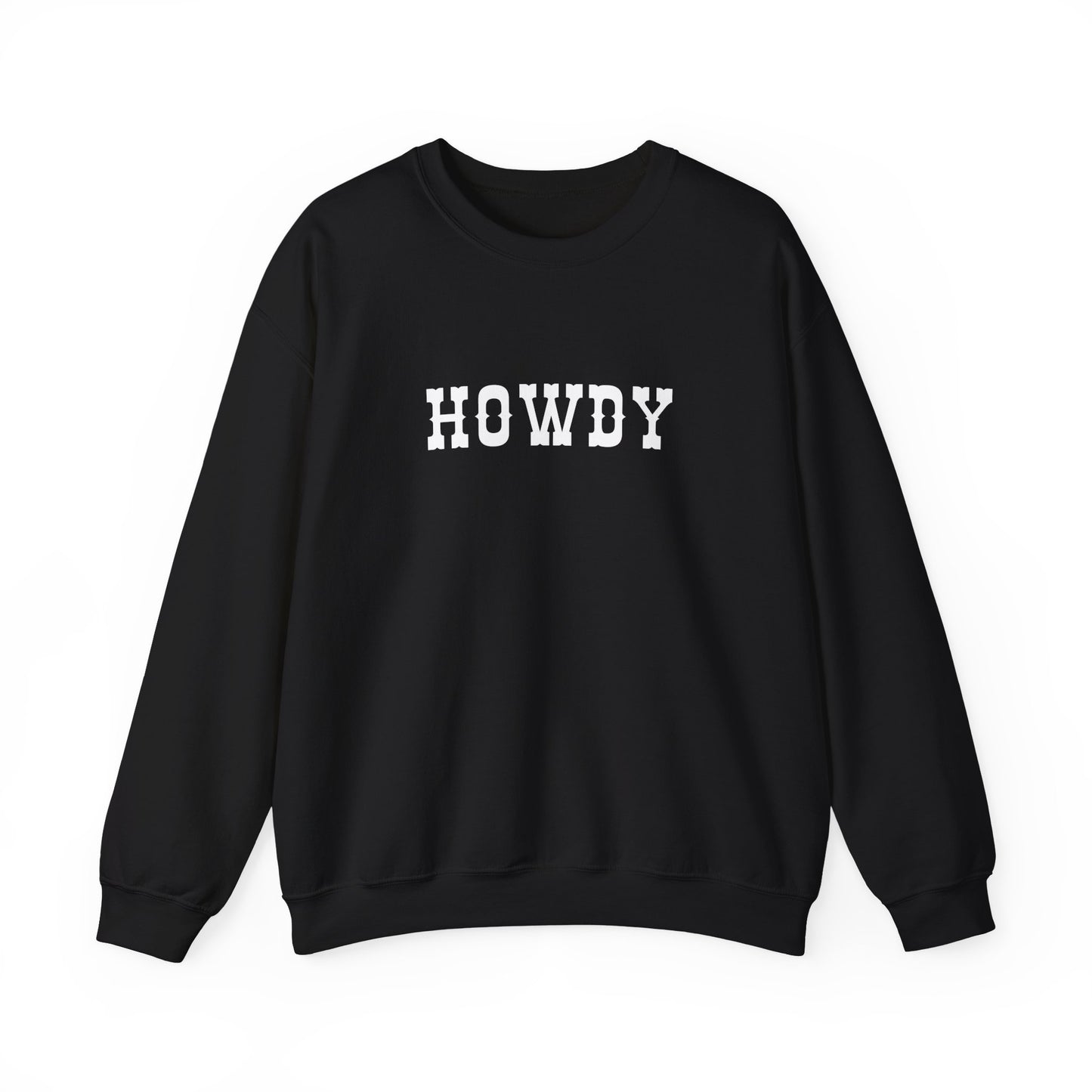 Howdy Unisex Heavy Blend™ Crewneck Sweatshirt, Cozy Sweatshirt, Casual Wear, Gift for Friends, Fall Fashion, Relaxed Style