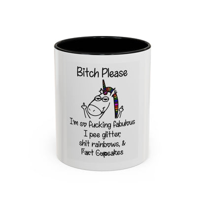 Unicorn Humor Coffee Mug | Quirky Gift for Friends, Bestie Birthday, Funny Office Mug, Coffee Lover, Glitter Vibes