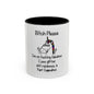 Unicorn Humor Coffee Mug | Quirky Gift for Friends, Bestie Birthday, Funny Office Mug, Coffee Lover, Glitter Vibes
