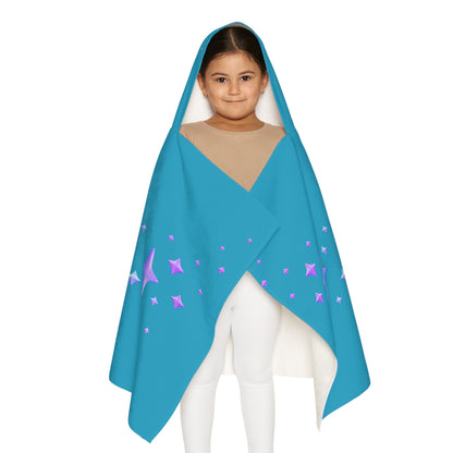 Unicorn Youth Hooded Towel, Cute Bath Towel, Kids Swim Towel, Rainbow Gifts, Toddler Waterwear, Cute Animal Towel - Turquoise