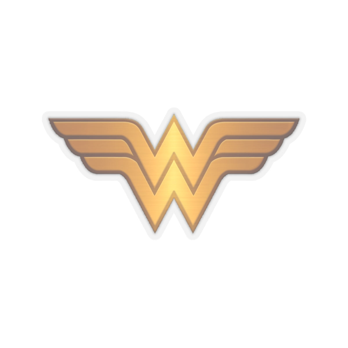 Gold Winged W Emblem Sticker | Kiss-Cut Sticker