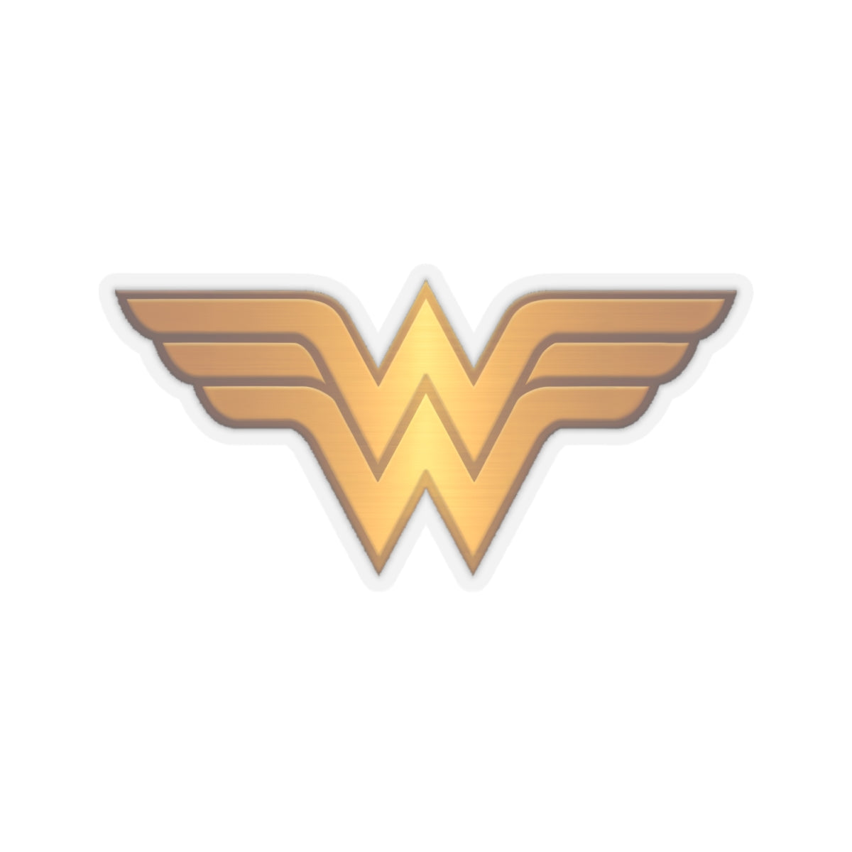 Gold Winged W Emblem Sticker | Kiss-Cut Sticker