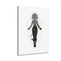 Leo Zodiac Elegant Acrylic Wall Art Print, Modern Home Decor, Black and Gold Abstract Design, Unique Gift for Art Lovers