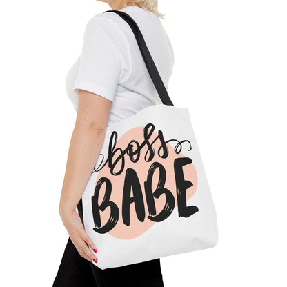 Boss Babe Tote Bag, Motivational Bag, Women's Empowerment, Gift for Her, Stylish Everyday Bag, Work Tote, Office Accessory