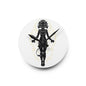 Leo Zodiac Mystical Goddess Acrylic Wall Clock - Art Deco Home Decor, Unique Wall Art, Living Room Decor, Gift for Her, Modern Timepiece