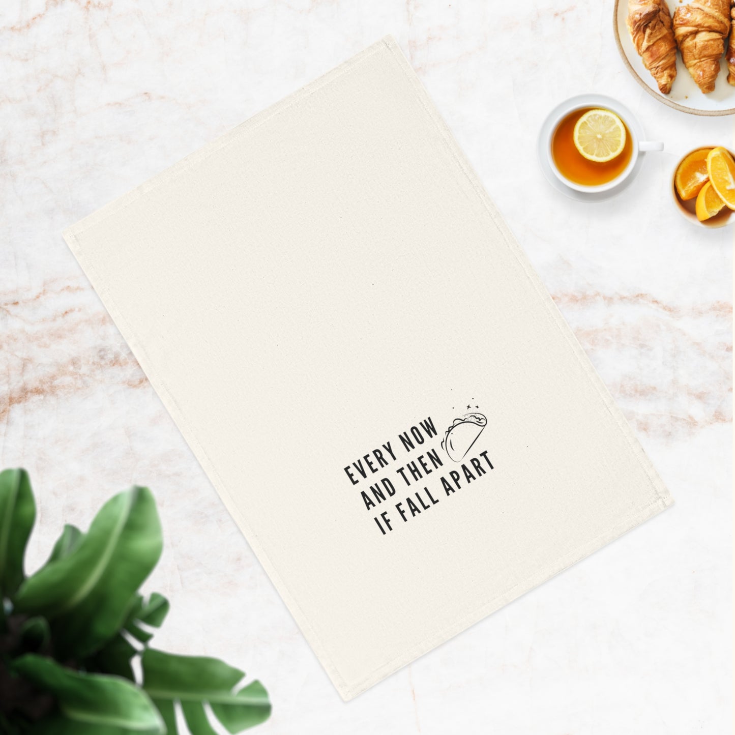 I Fall Apart - Funny Cotton Tea Towel, Home Decor, Ideal Gift for Kitchen Lovers, Housewarming, or Everyday Use, Fun Quote