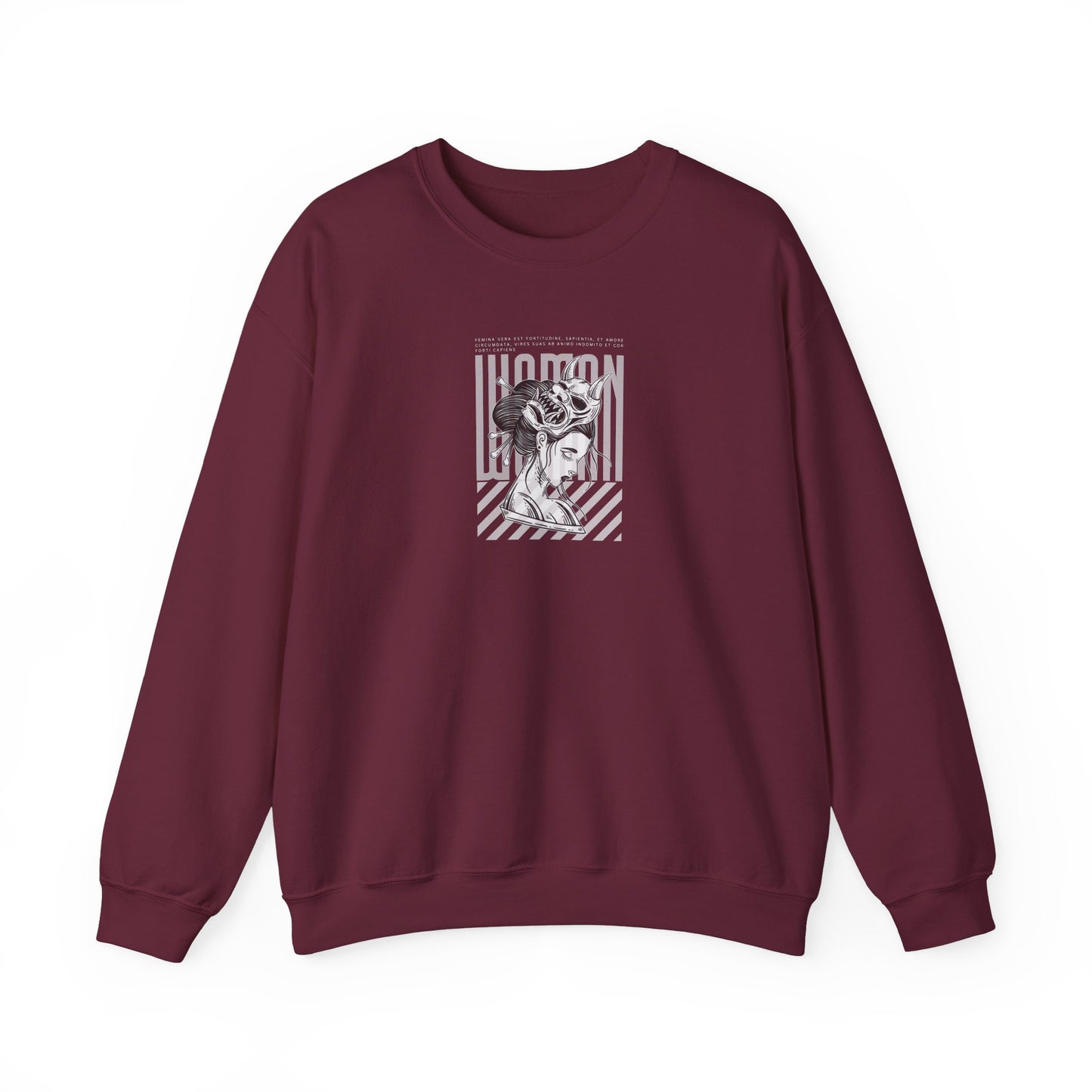 Stylish Unisex Crewneck Sweatshirt - Perfect For Casual Outings, Gift Ideas, Streetwear, Comfortable Layering, Everyday Style
