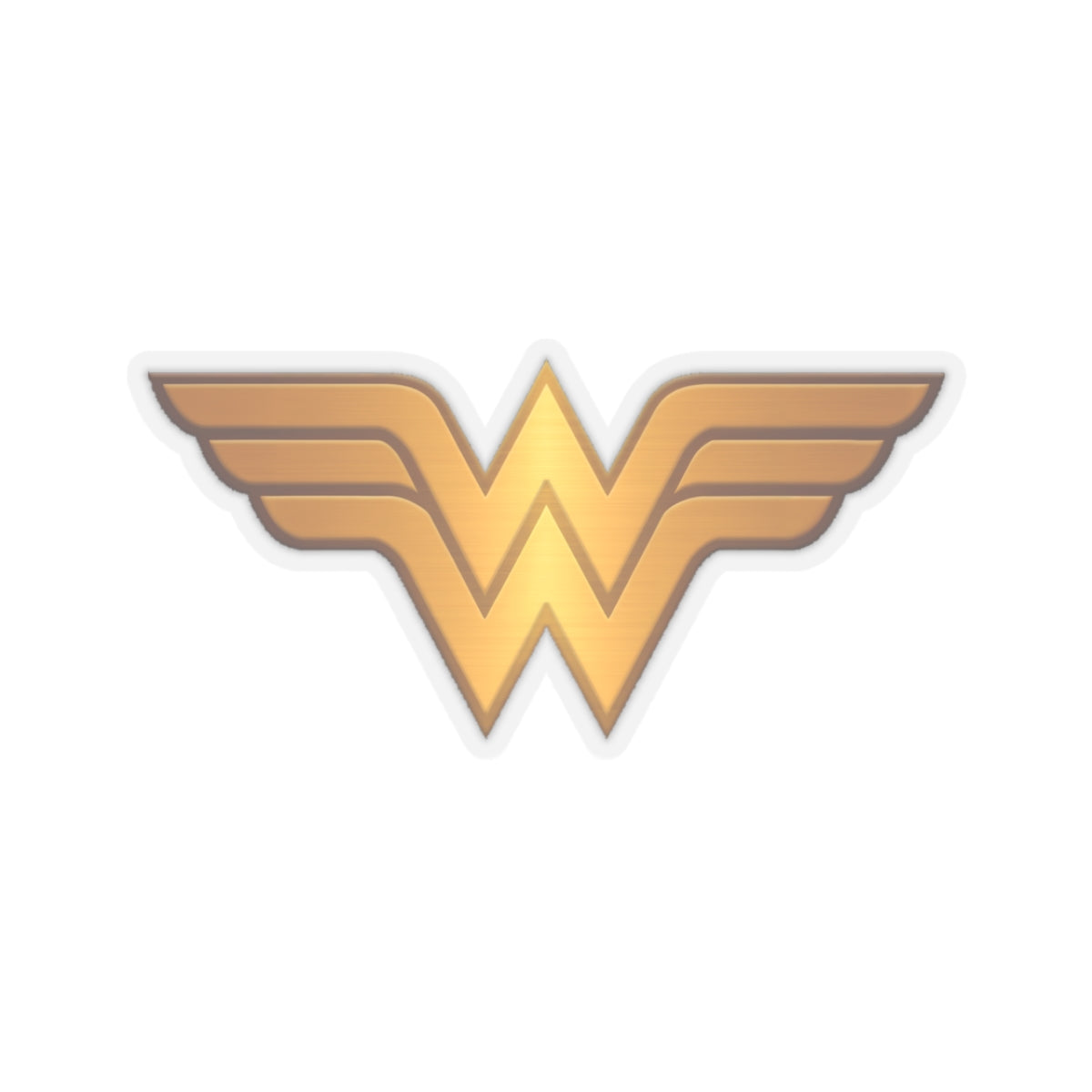 Gold Winged W Emblem Sticker | Kiss-Cut Sticker