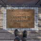Gangsta's Paradise Doormat - Cool Hip Hop Urban Style Entry Rug, Streetwear Mat, Welcome Mat, Home Decor, Funny Gift