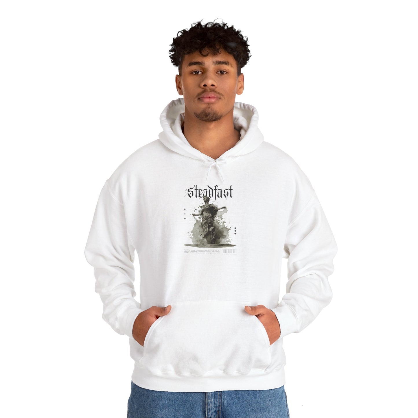 Steadfast Unisex Heavy Blend™ Hooded Sweatshirt - Cozy Casual Wear, Vintage Aesthetic, Gift for Him/Her, Fall Fashion, Everyday Comfort
