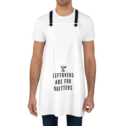 Funny Cooking Apron for Home Chefs, Leftovers Are for Quitters, Gift for Foodies, Kitchen Accessory, Cooking Humor