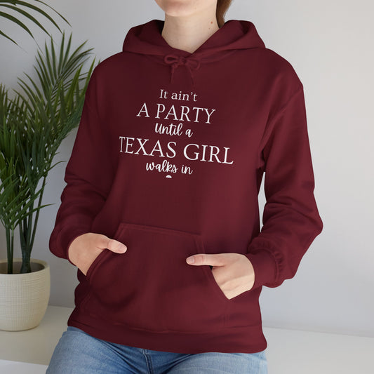 Texas Girl Party Sweatshirt - Fun Unisex Hoodie for Celebrations, Gifts for Friends, Casual Wear, Texas Pride, Birthday Outfits