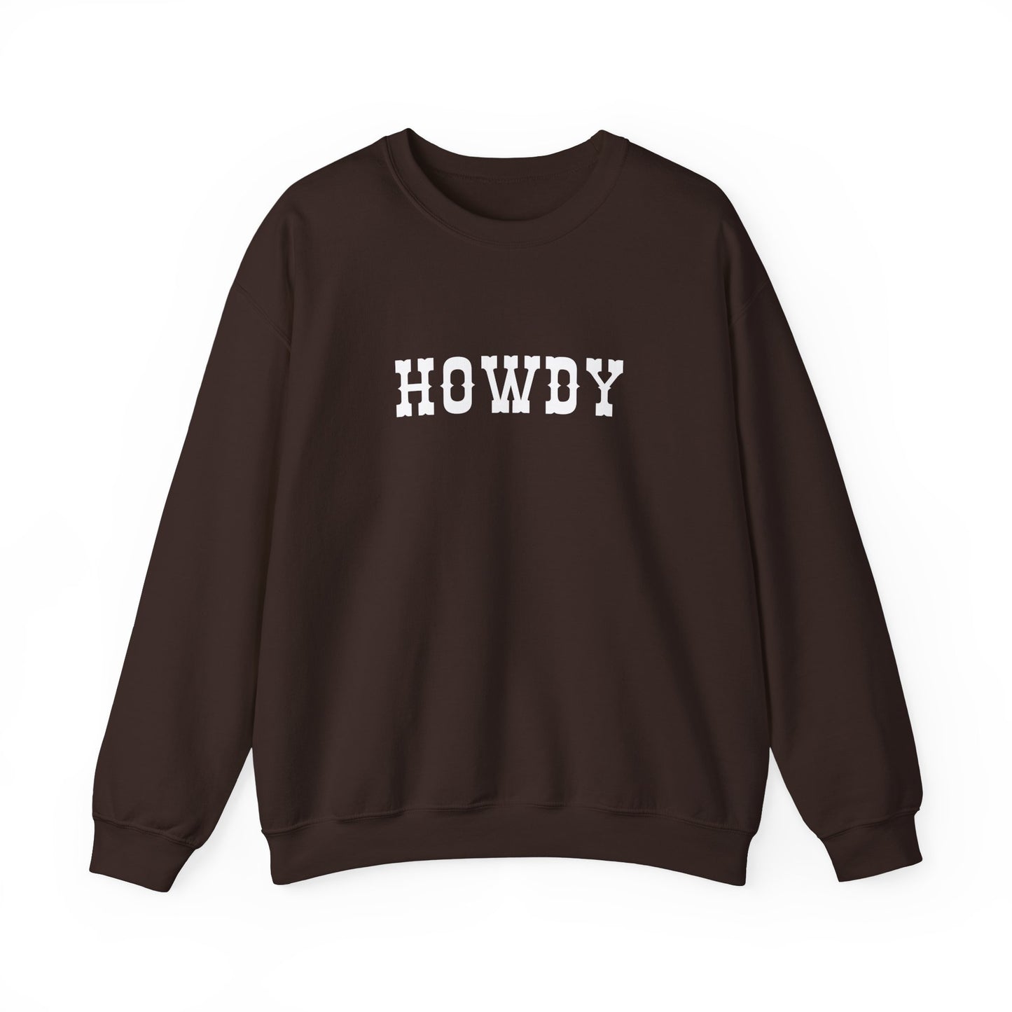 Howdy Unisex Heavy Blend™ Crewneck Sweatshirt, Cozy Sweatshirt, Casual Wear, Gift for Friends, Fall Fashion, Relaxed Style