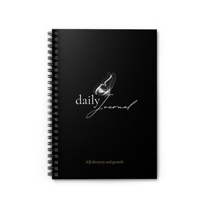 Elegant Daily Journal - Self-Discovery and Growth, Guided Writing Notebook, Personalized Planner, Inspirational Gift, Self-Care Journal