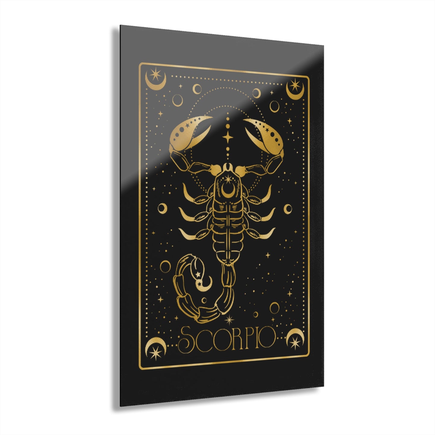 Scorpio Zodiac Acrylic Print, Astrology Wall Art, Unique Home Decor, Gift for Astrology Lovers, Modern Minimalist Hanging