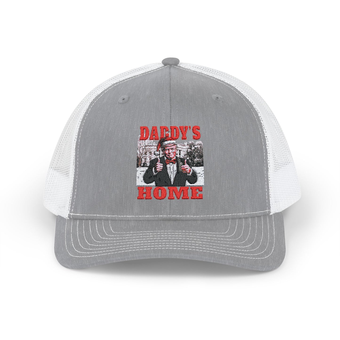 TRUMP - Daddy's Home Snapback - Trucker Cap, Fun Gift, Unisex Cap, Casual Style, Perfect for Dads, Summer Accessory, Trendy Headwear
