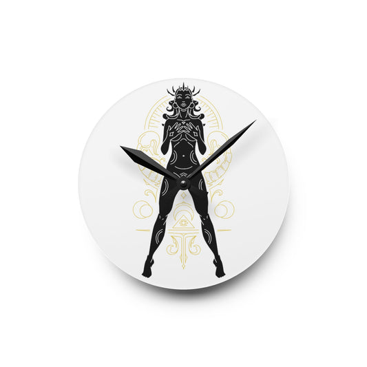Scorpio Zodiac Elegant Art Deco Wall Clock, Unique Home Decor, Modern Design for Living Room, Unique Timeless Gift, Bold Statement