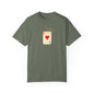 Queen of Hearts T-Shirt, Casual Love Tee, Game Night Apparel, Gift for Card Players, Vintage Style Unisex Shirt, Heart Design Clothing